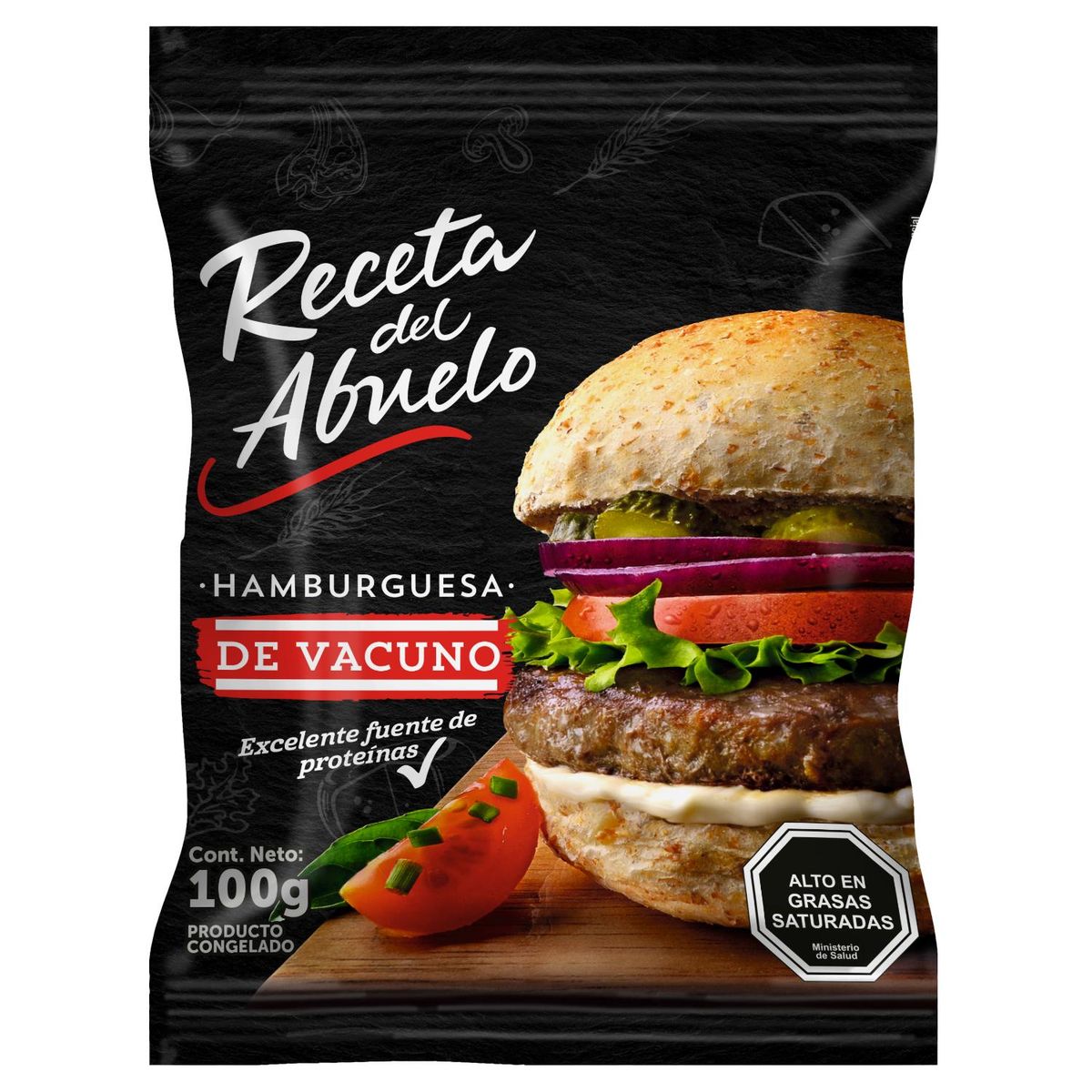 RECETA DEL ABUELO - Hamburguesa Vacuno
