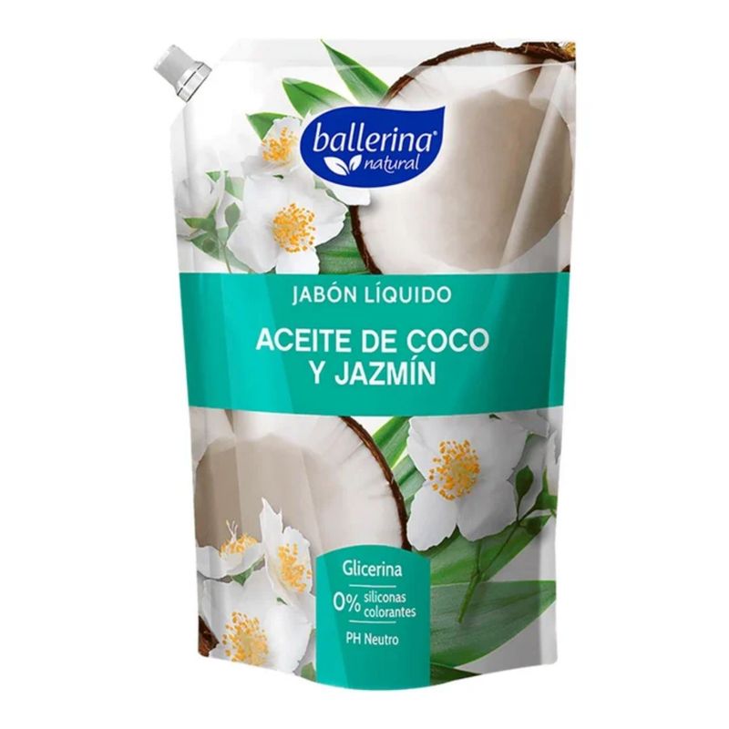 BALLERINA - Jabón Líquido Como y Jazmín Ballerina Doypack 750 ml