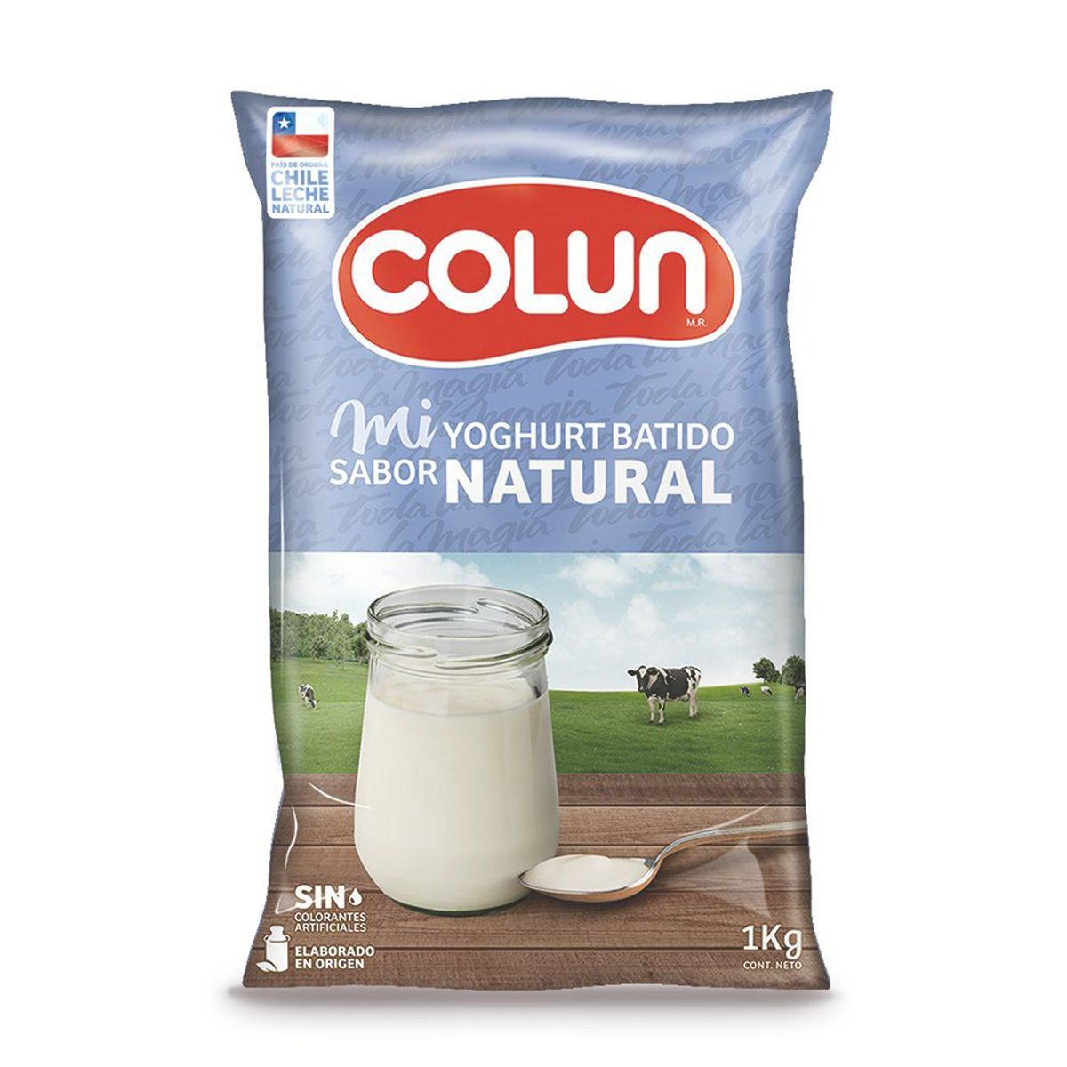COLUN - Yoghurt Natural Bolsa