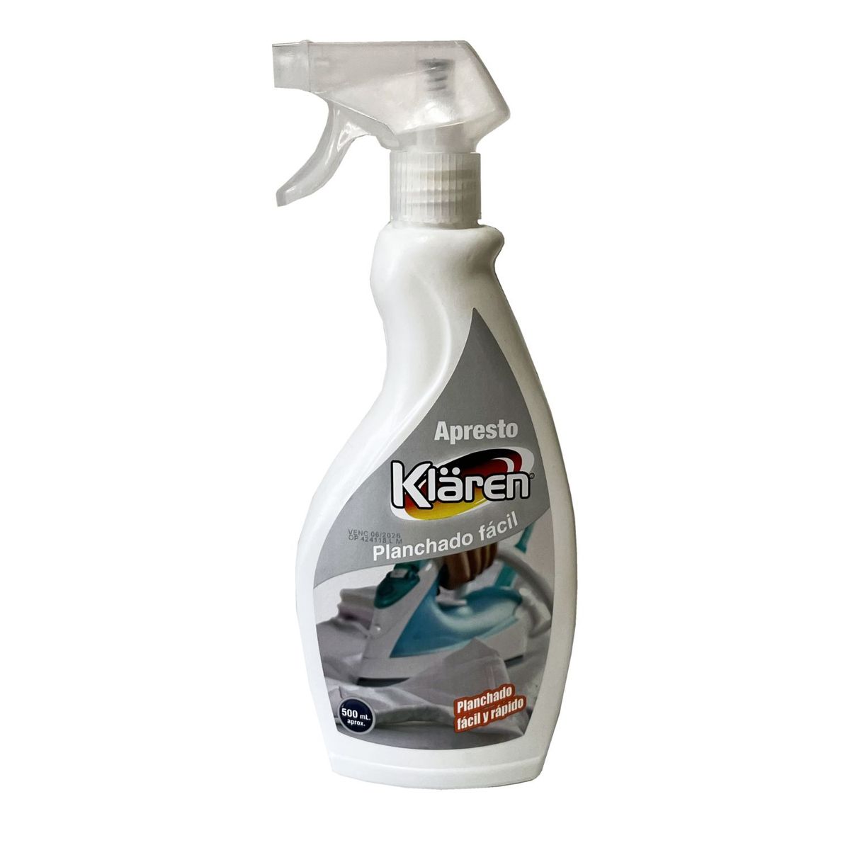 KLAREN - Apresto Líquido Planchado Fácil Klaren 500 ml