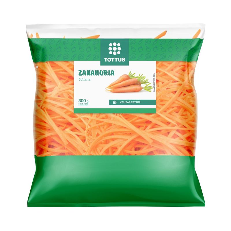 TOTTUS - Ensalada Zanahoria en Bolsa 300 g
