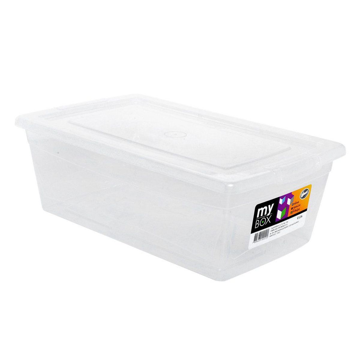 REYPLAST - Caja Organizadora 6 Litros 34x20x12 cm Transparente