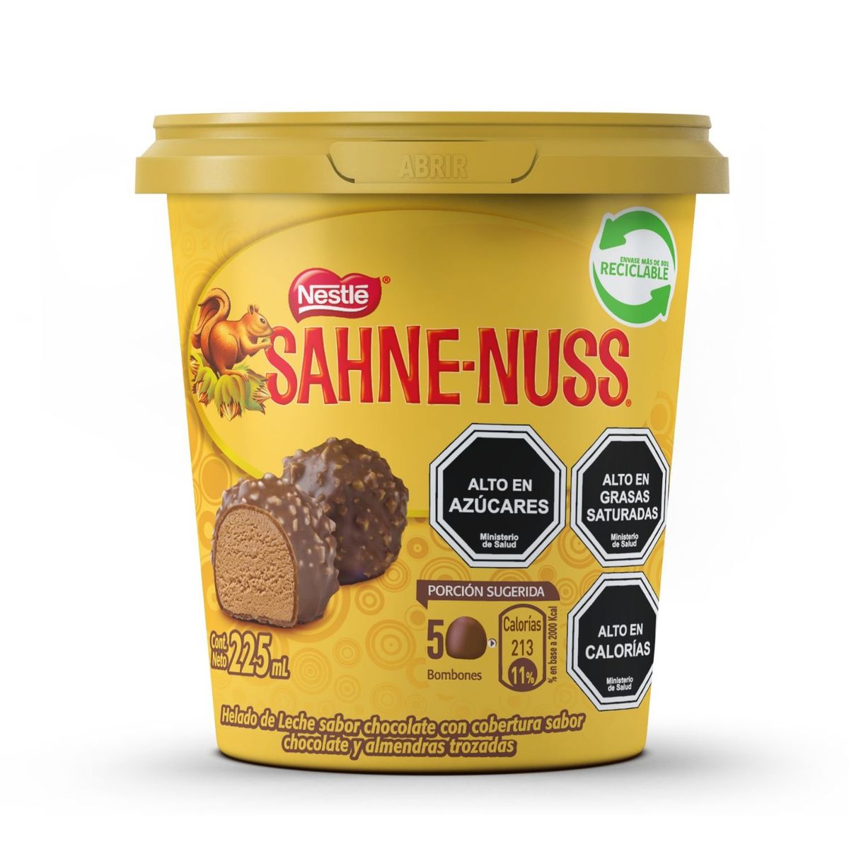 SAHNE NUSS - Bombón Helado Sahne Nuss Chocolate