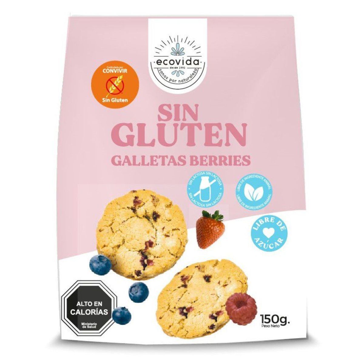 ECOVIDA - Galleta Sin Gluten Dulce Berries