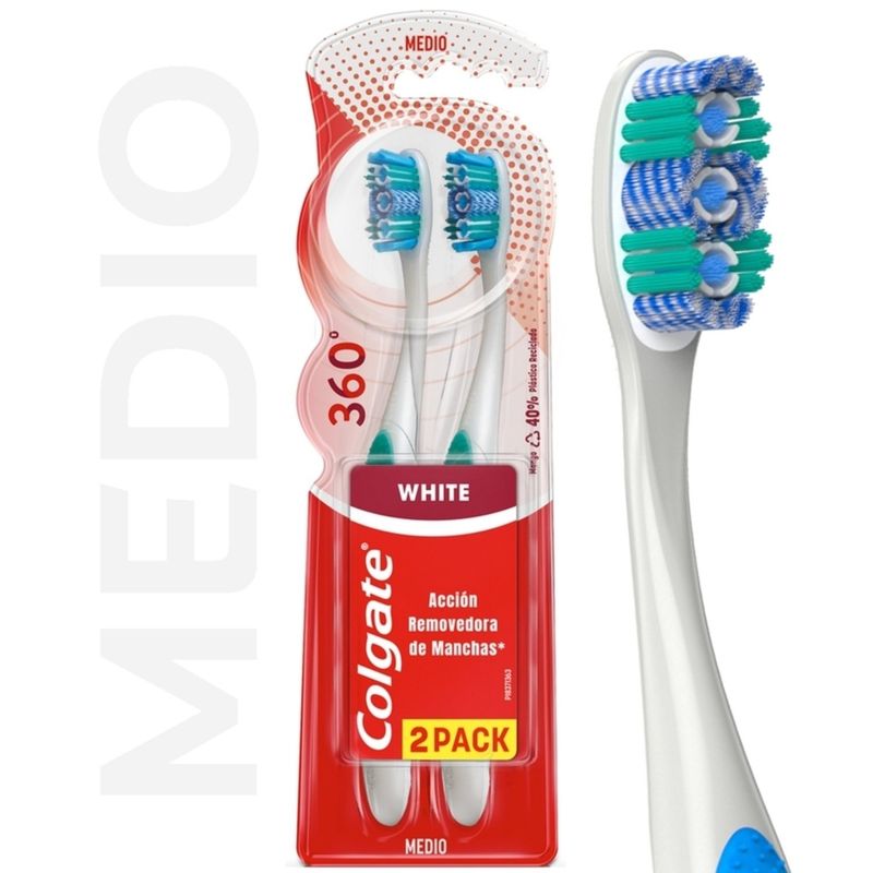 COLGATE - Cepillo de Dientes Colgate 360° Luminous 2 Un