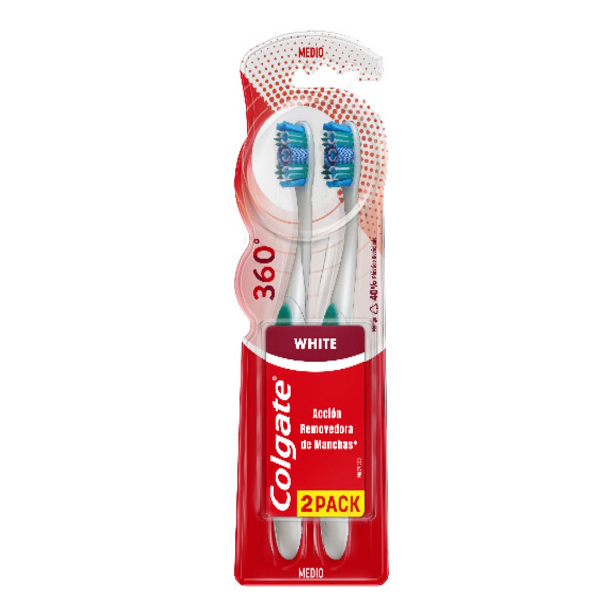 COLGATE - Cepillo de Dientes Colgate 360° Luminous 2 Un