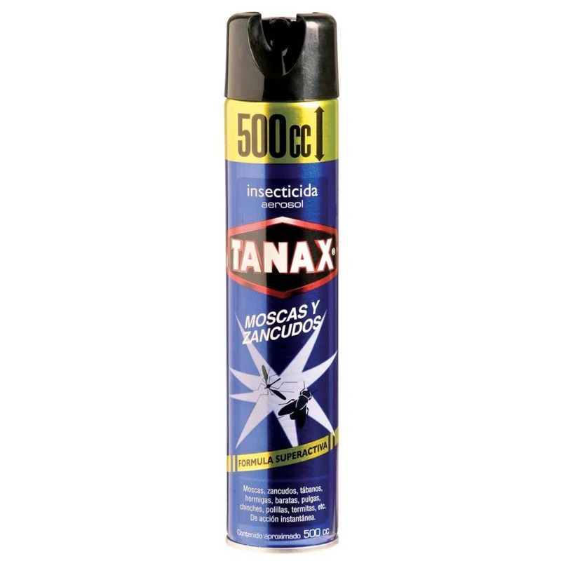 TANAX - Insecticida Tanax Moscas y Zancudos en Spray 500 ml
