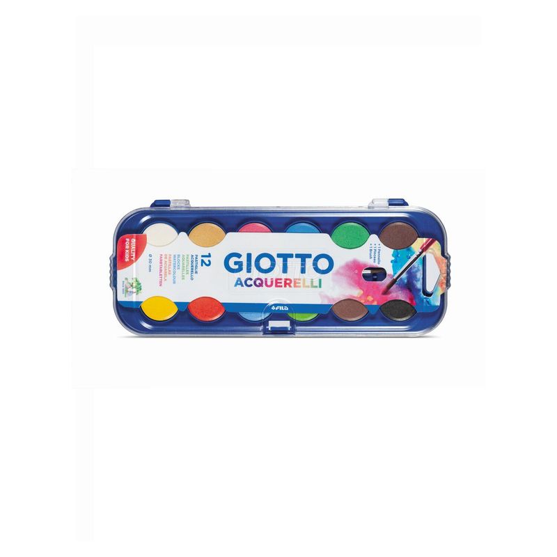 GIOTTO - ACUARELA GIOTTO 12 COL 30MM