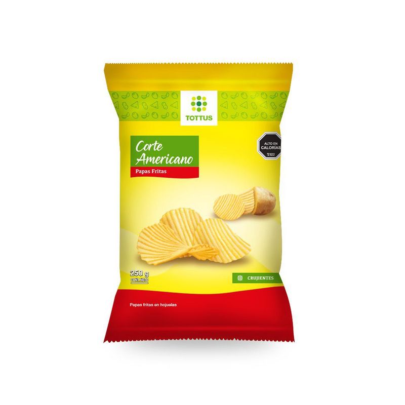 TOTTUS - PAPAS FRITAS TOTTUS AMERICANAS 250G
