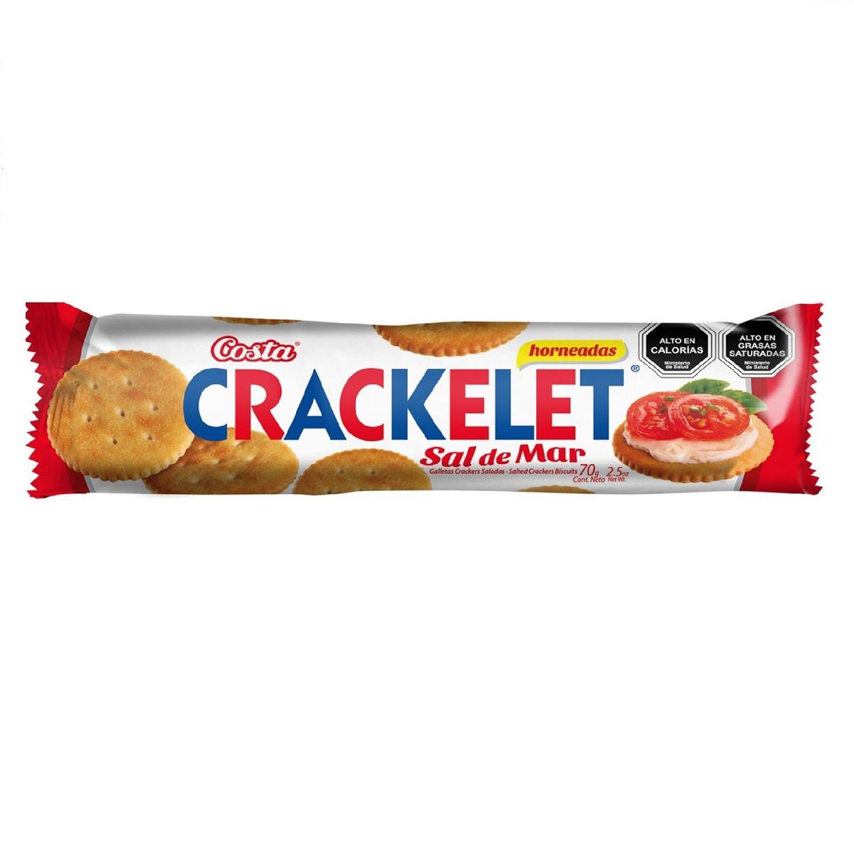 COSTA - Galleta Crackelet Costa Sal de Mar 70 g