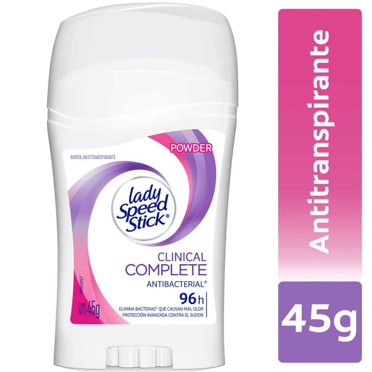 LADY SPEED STICK - Desodorante en Barra Clinical Complete Protection Powder