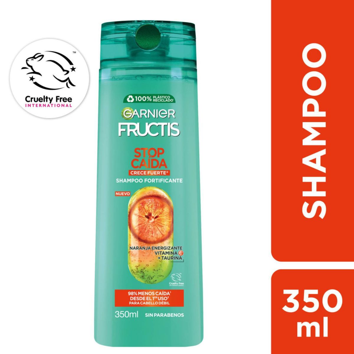 FRUCTIS - Shampoo Crece Fuerte Dry