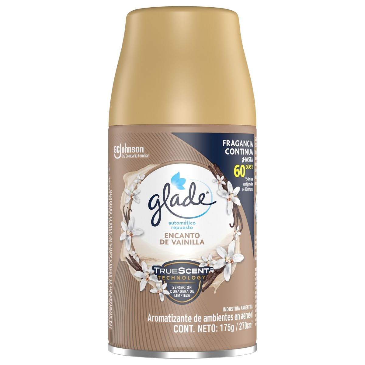 GLADE - Desodorante Ambiental Aceite Recarga Vainilla