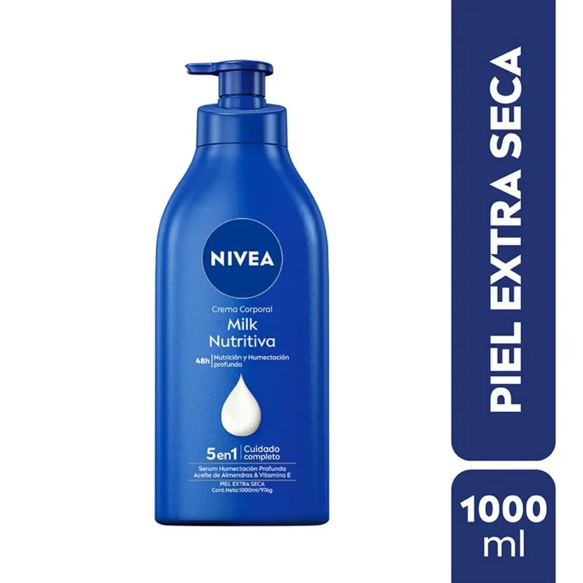 NIVEA - Crema Corporal Milk Nutritiva Piel Extra Seca