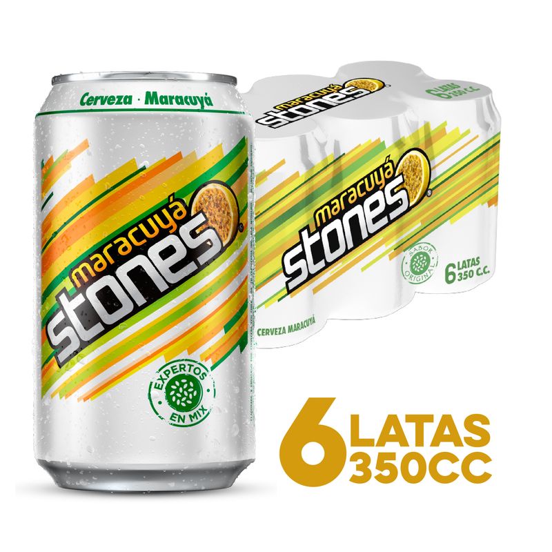 STONES - CERV MARAC STONES 2.5G GL 6PK LATA 350CC