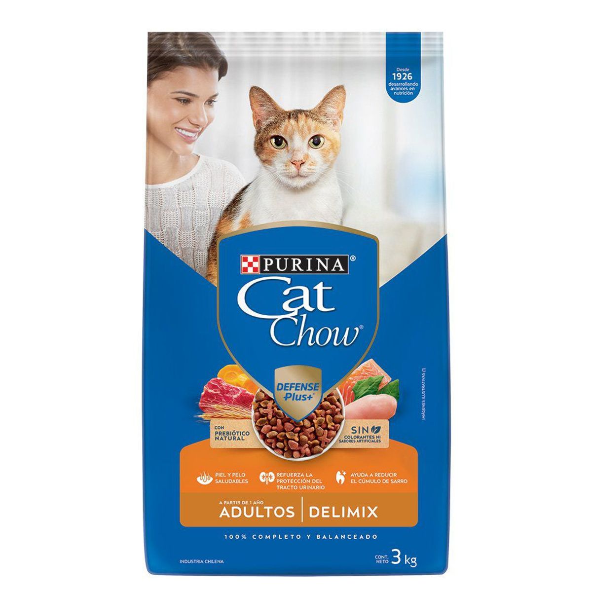 CAT CHOW - Alimento para Gato Adulto Deli Mix Cat Chow 3 Kg