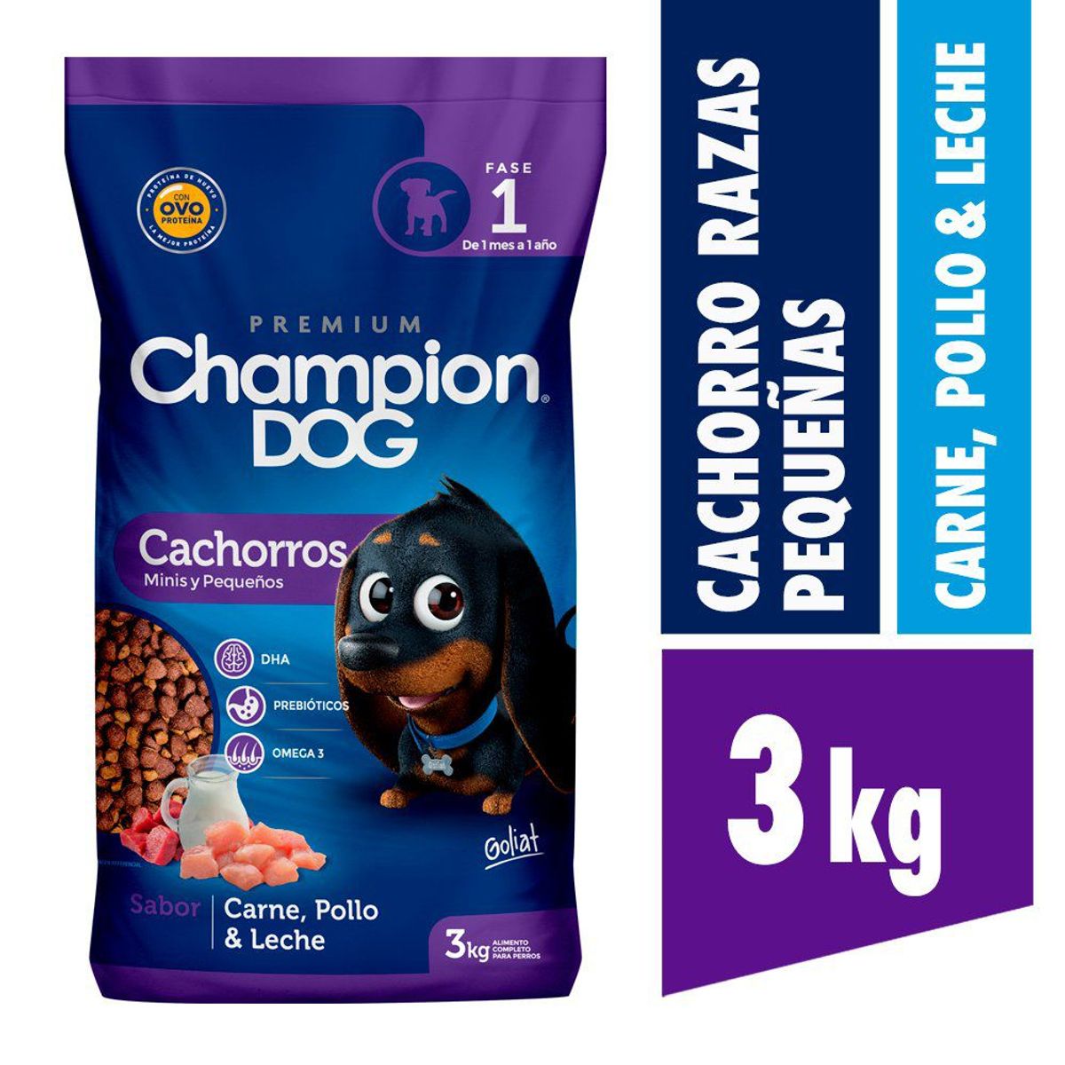 CHAMPION DOG - Alimenoto Para Perro  Raza Pequeña