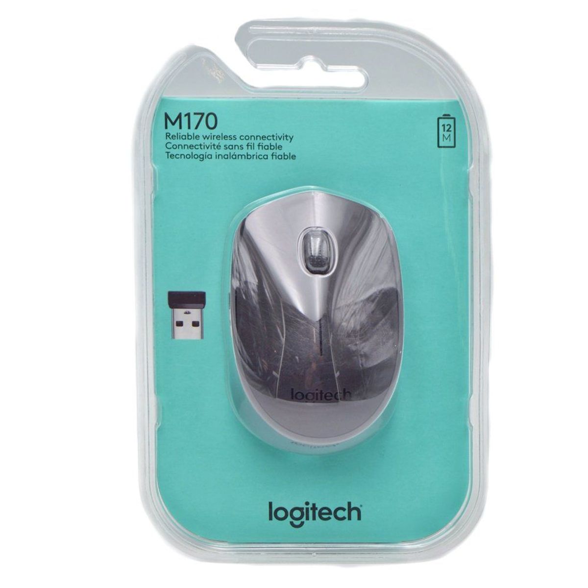 LOGITECH - Mouse Inalámbrico Negro M170