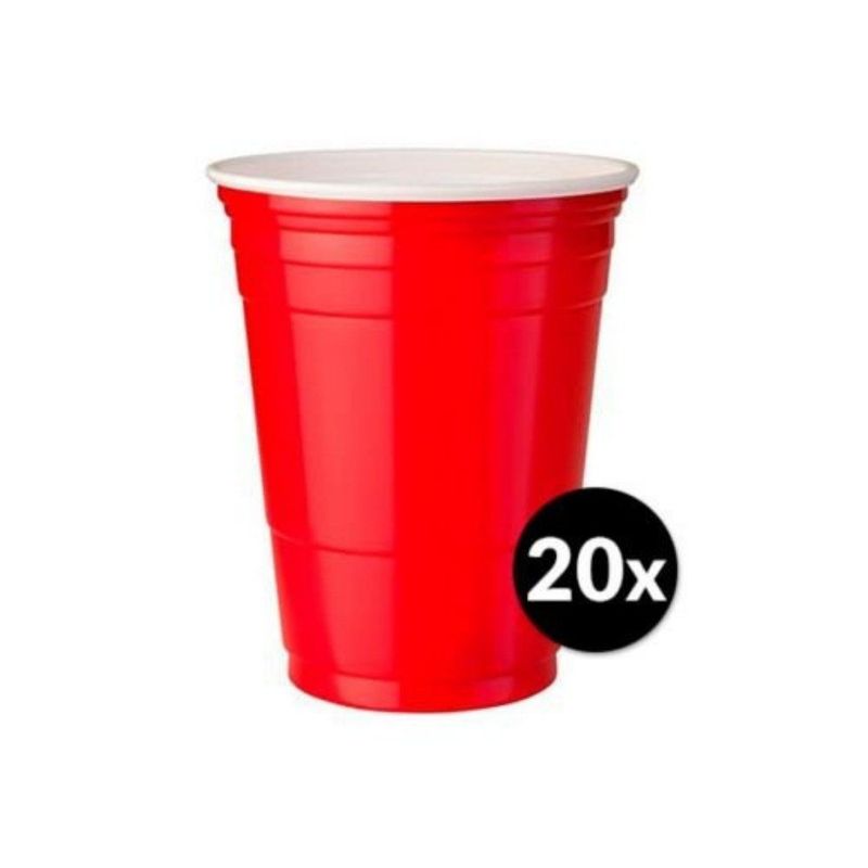 TOTTUS - Vasos Plasticos Colores 20 Un