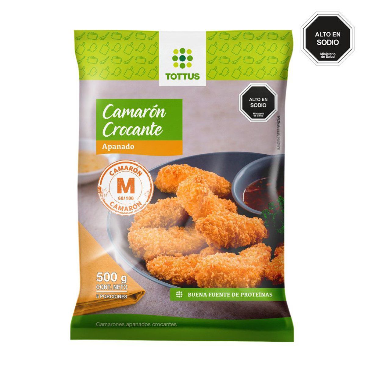 TOTTUS - Camarón Mediano Crocante Apanado Tottus 500 g