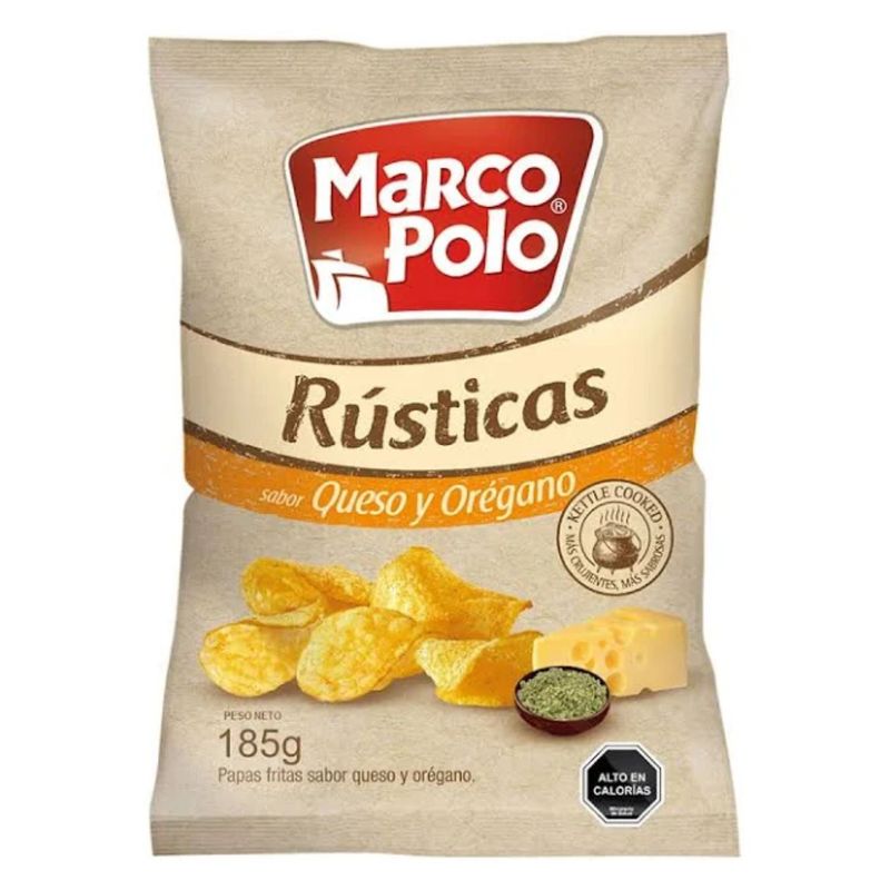 MARCO POLO - Papas Fritas Rústicas Queso Orégano