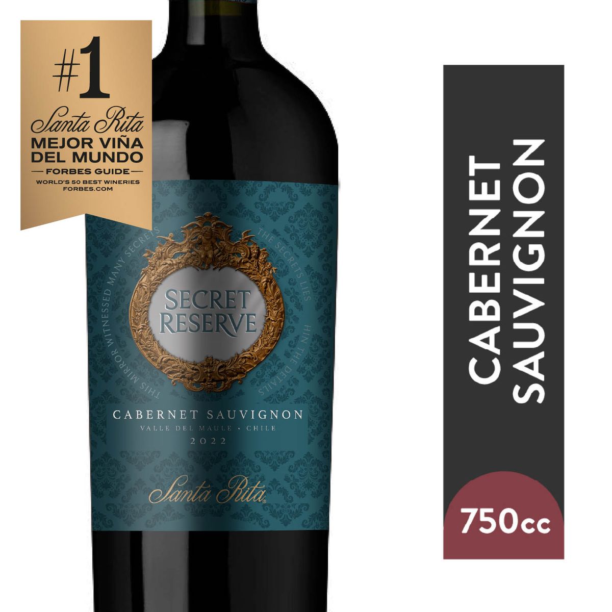 SECRET RESERVE - Vino Tinto Cabernet Sauvignon Reserva