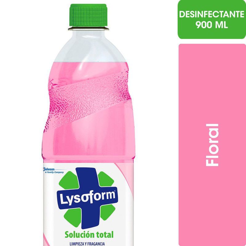 LYSOFORM - Limpiador Líquido Desinfectante Superficies Lysoform Floral Perfection 900 ml