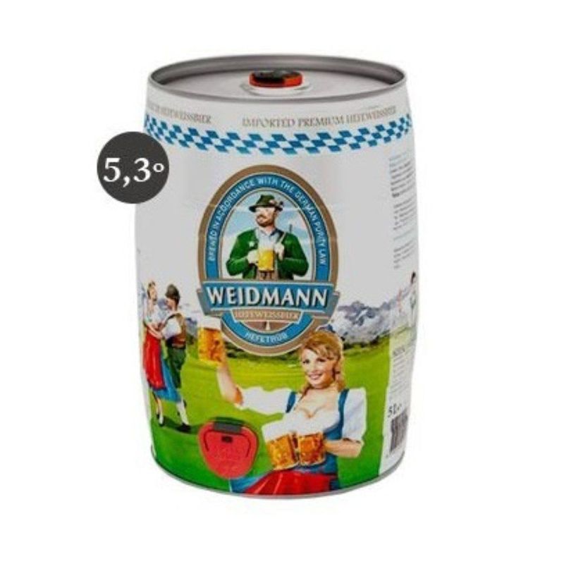 WEIDMANN - BARRIL CERVE TRIGO 5.3G GL WEIDMANN 5LT