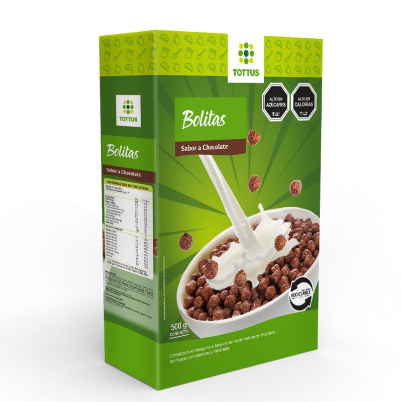 TOTTUS - Cereal Chocolate Bolitas