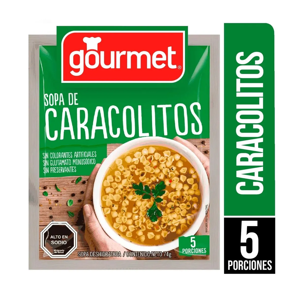 GOURMET - Sopa de Caracolitos Gourmet 74 g