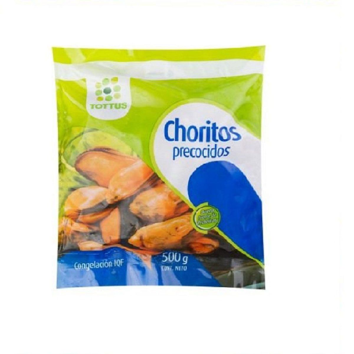 TOTTUS - Chorito Precocido Congelados 500 g
