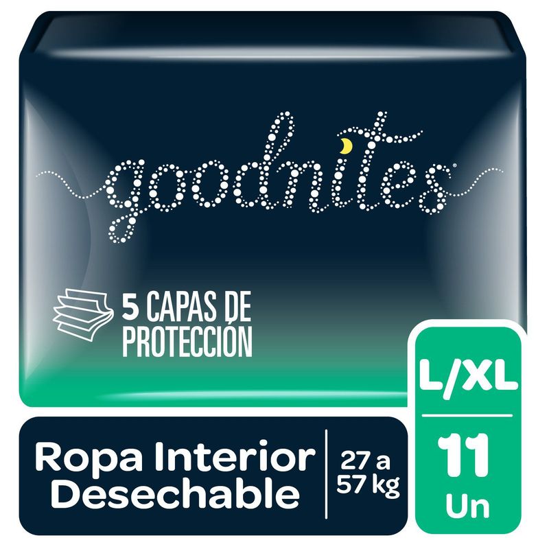 HUGGIES - CALZON GOOD NITES HUGGIES G 11 UND.