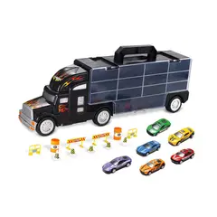 HAPPY LINE - Camion Con 6 Autos 11 Accessorios