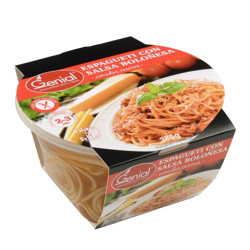 GENIAL - Espagueti con Salsa Boloñesa Genial 380 g