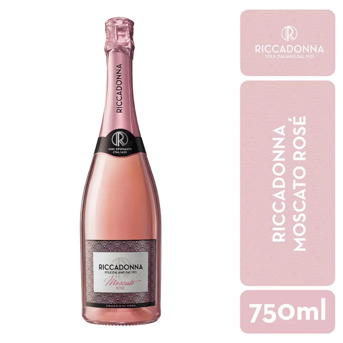 RICCADONNA - Espumante Riccadonna Mos Rose 750Cc 8º Gl