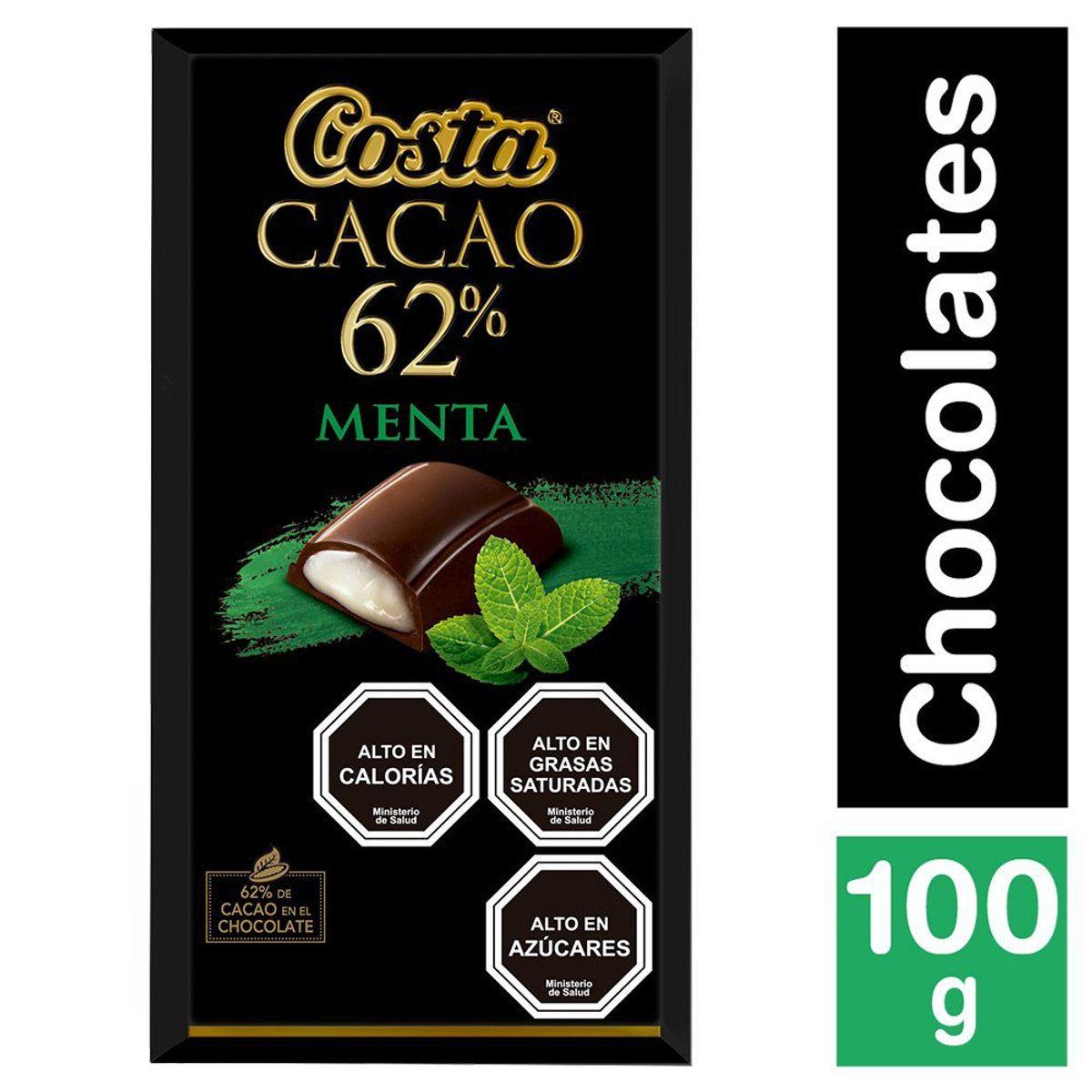 COSTA - Chocolate Costa Cacao 62% Menta