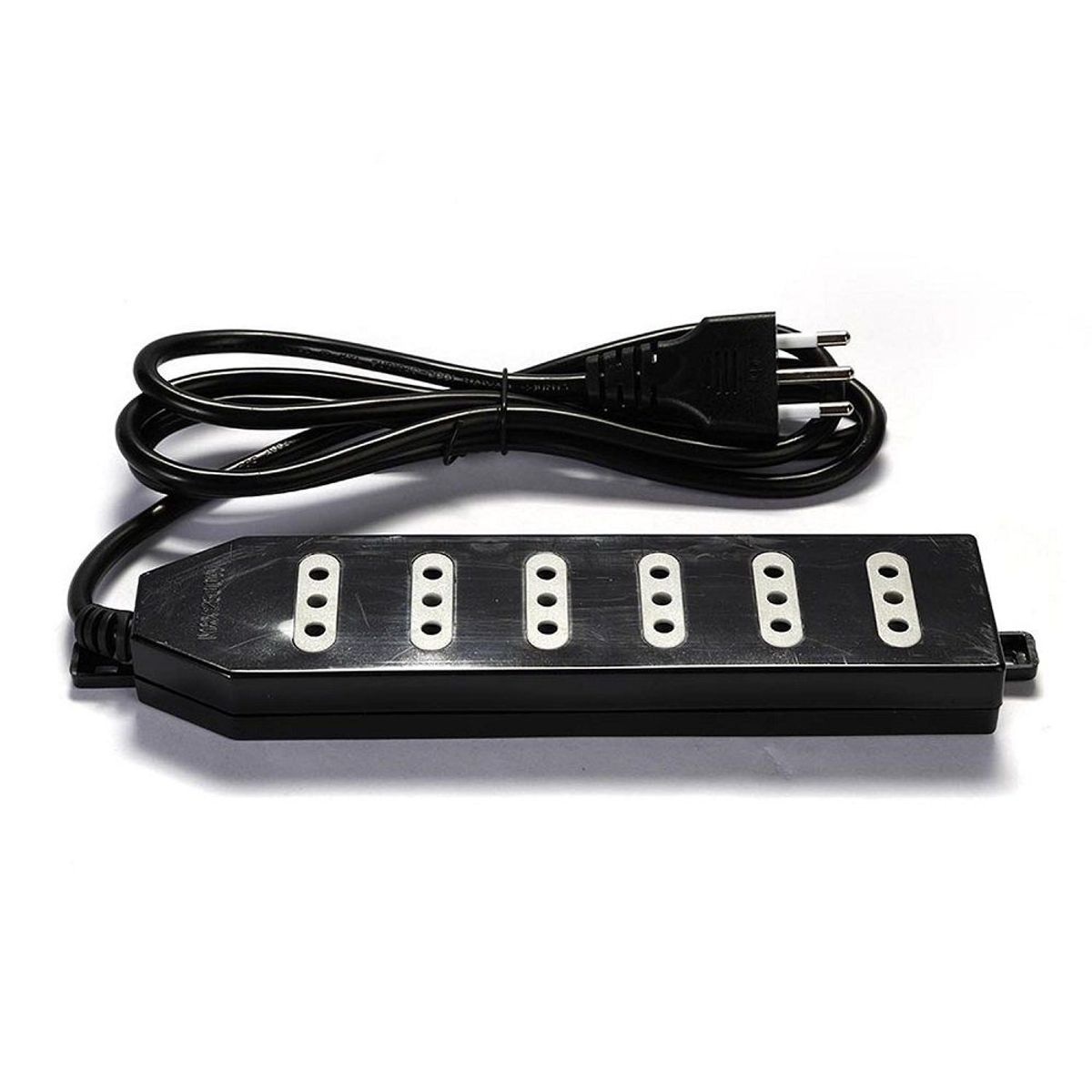 MACROTEL - Alargador Zapatilla 6 Posiciones Negro 1,5 Metros