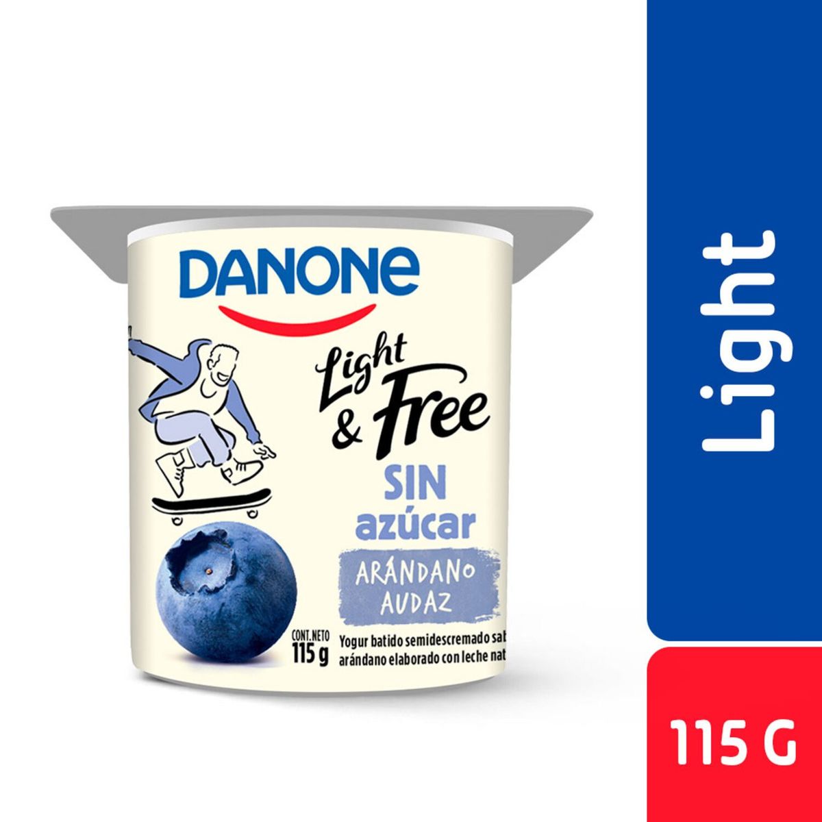DANONE - Yogur Batido Sabor Morar Light