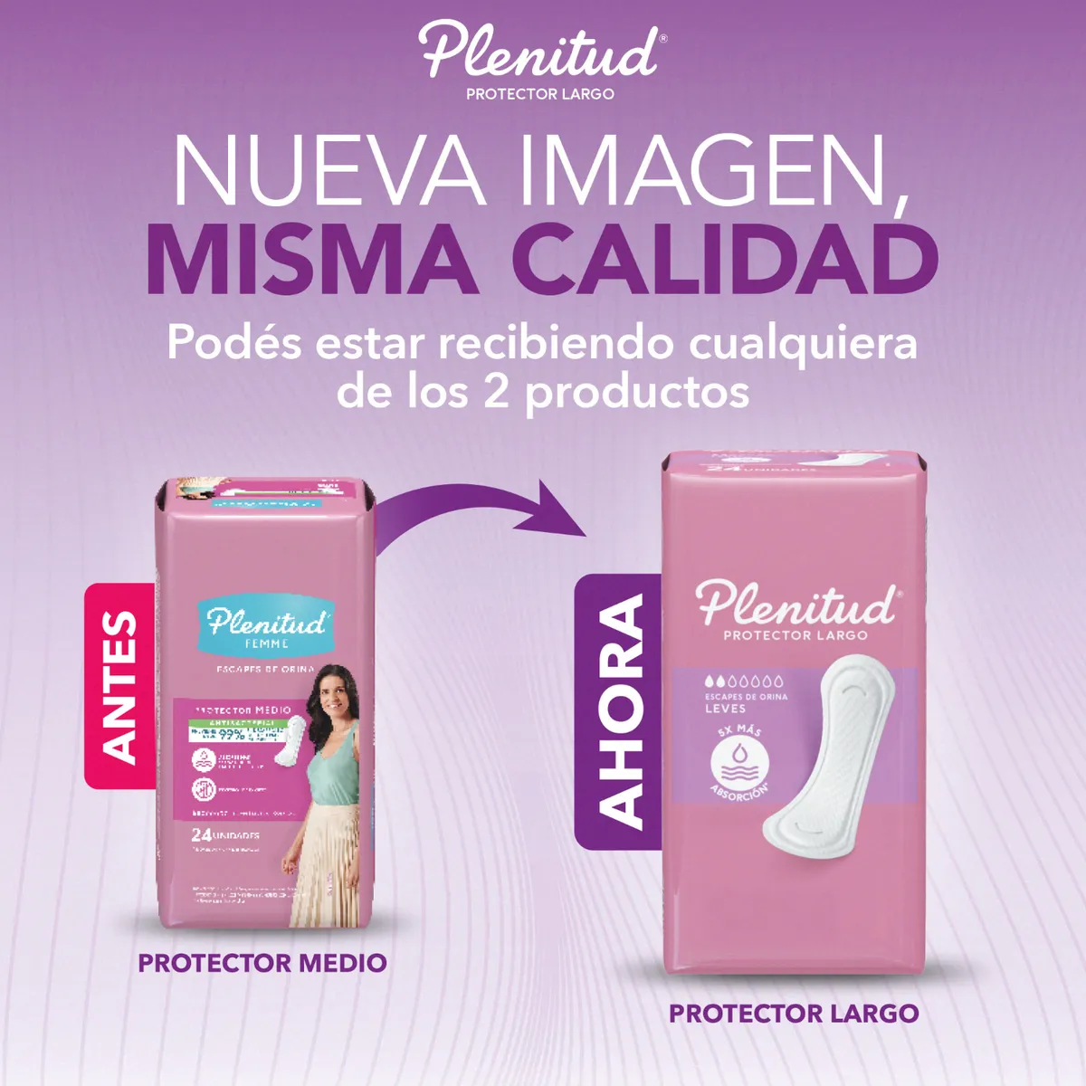 PLENITUD FEMME - Protector Normal 24 UN Plenitud Femme