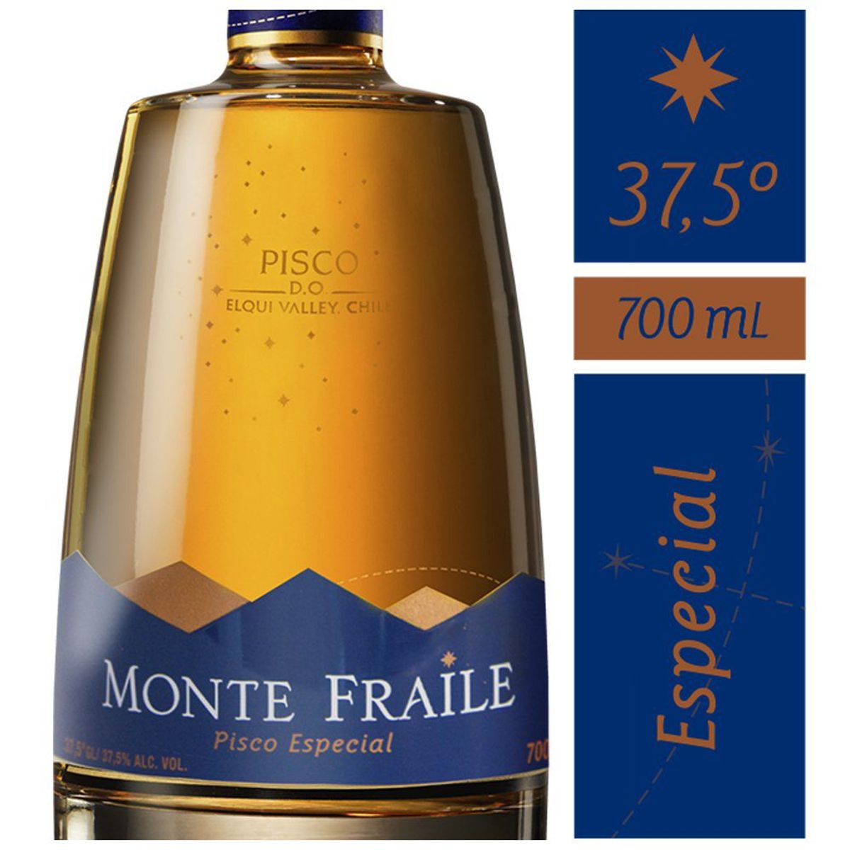 MONTE FRAILE - Pisco Monte Fraile Especial 37.5° Gl