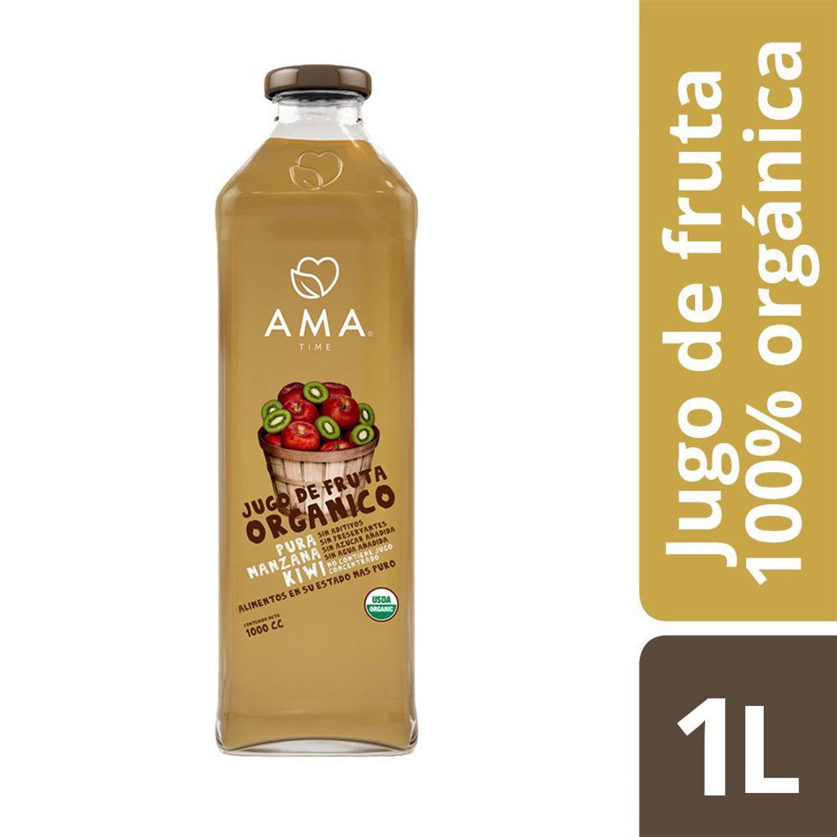 AMA - Jugo Manzana Kiwi Organico