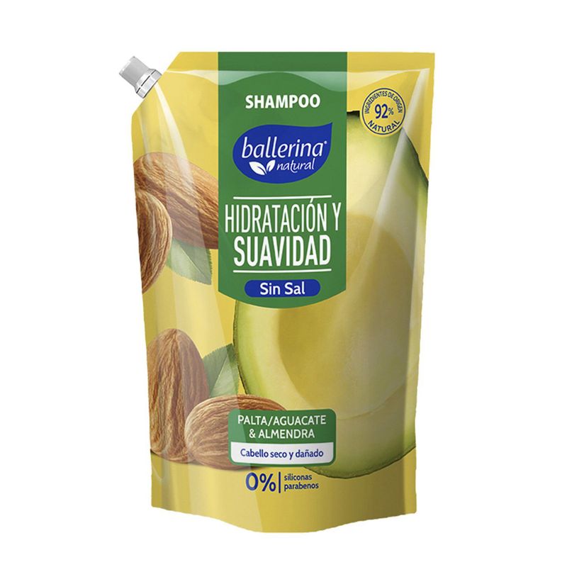 BALLERINA - Shampoo Sin Sal Palta Almendra