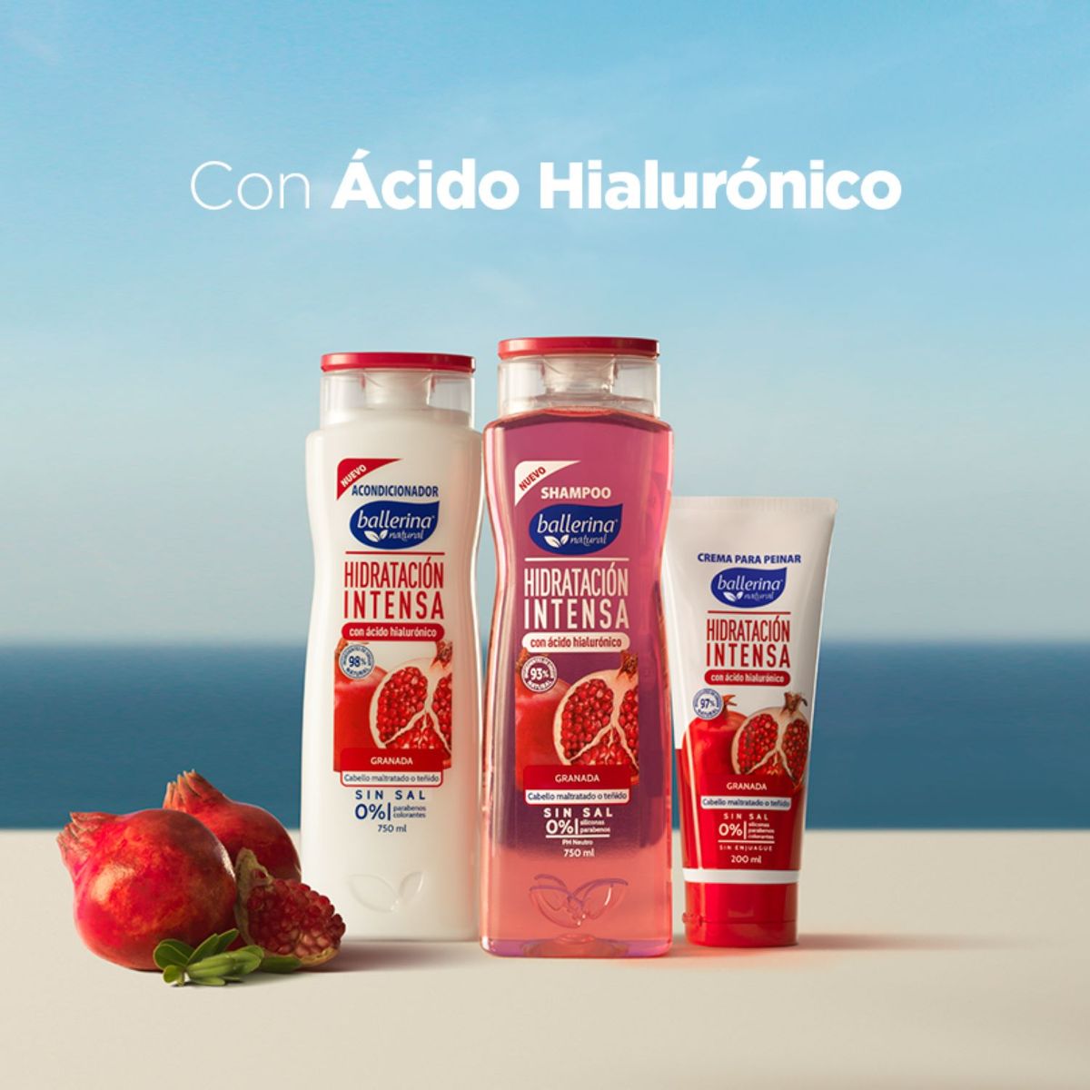 BALLERINA - SHAMP SIN SAL GRANADA FCO 750ML BALL