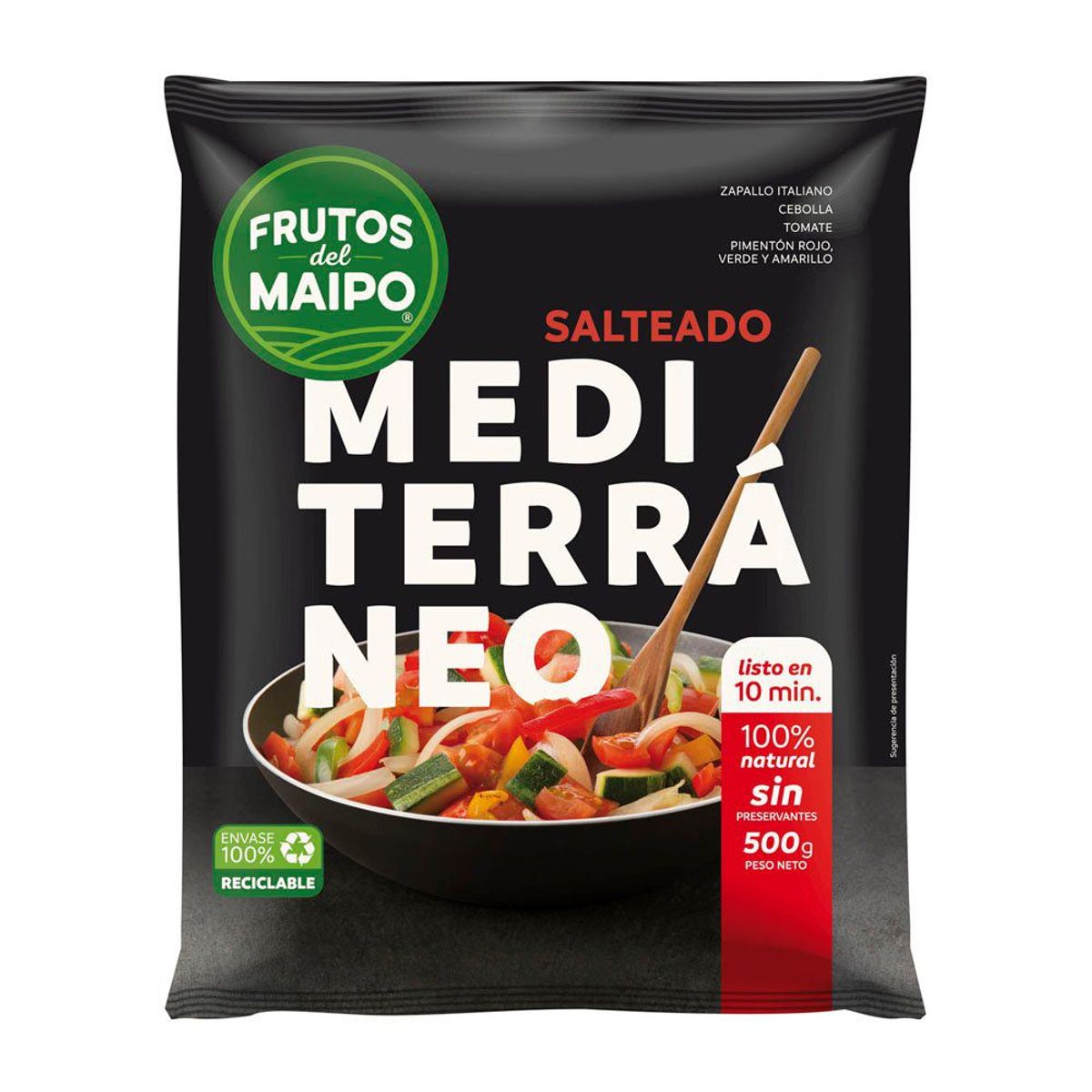 FRUTOS DEL MAIPO - Salteado Mediterraneo Congelado Frutos del Maipo 500 g
