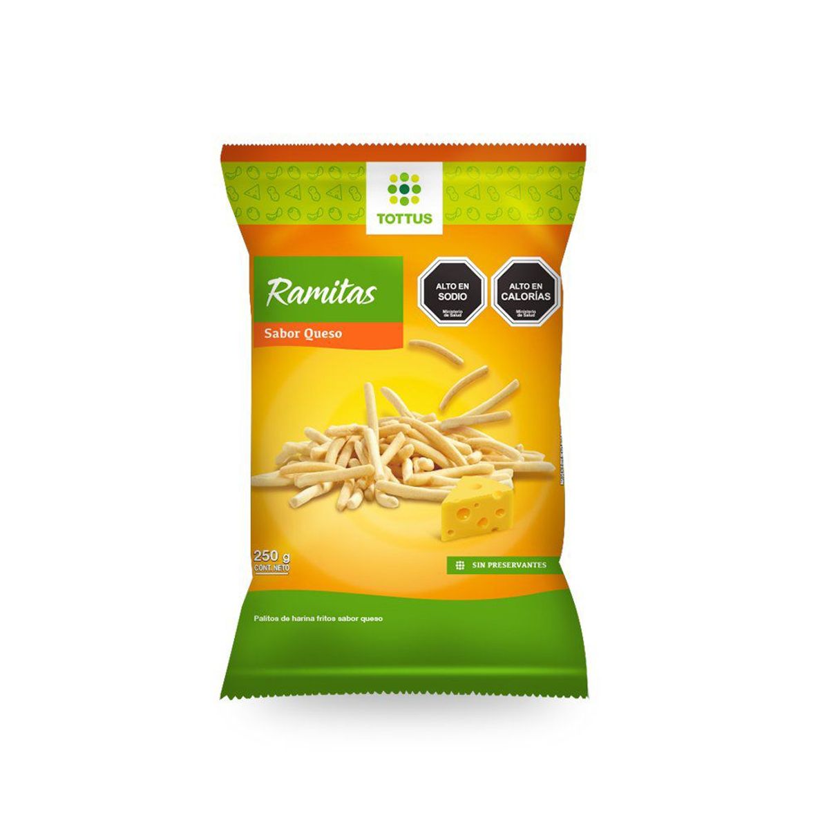 TOTTUS - Ramitas Sabor Queso Tottus 250 g
