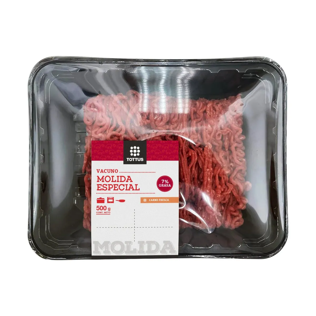 TOTTUS - Carne Molida 7% Tottus 500 g