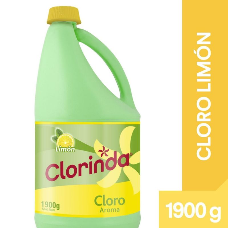 CLORINDA - Cloro Clorinda Limón Botella 1.9 Lts