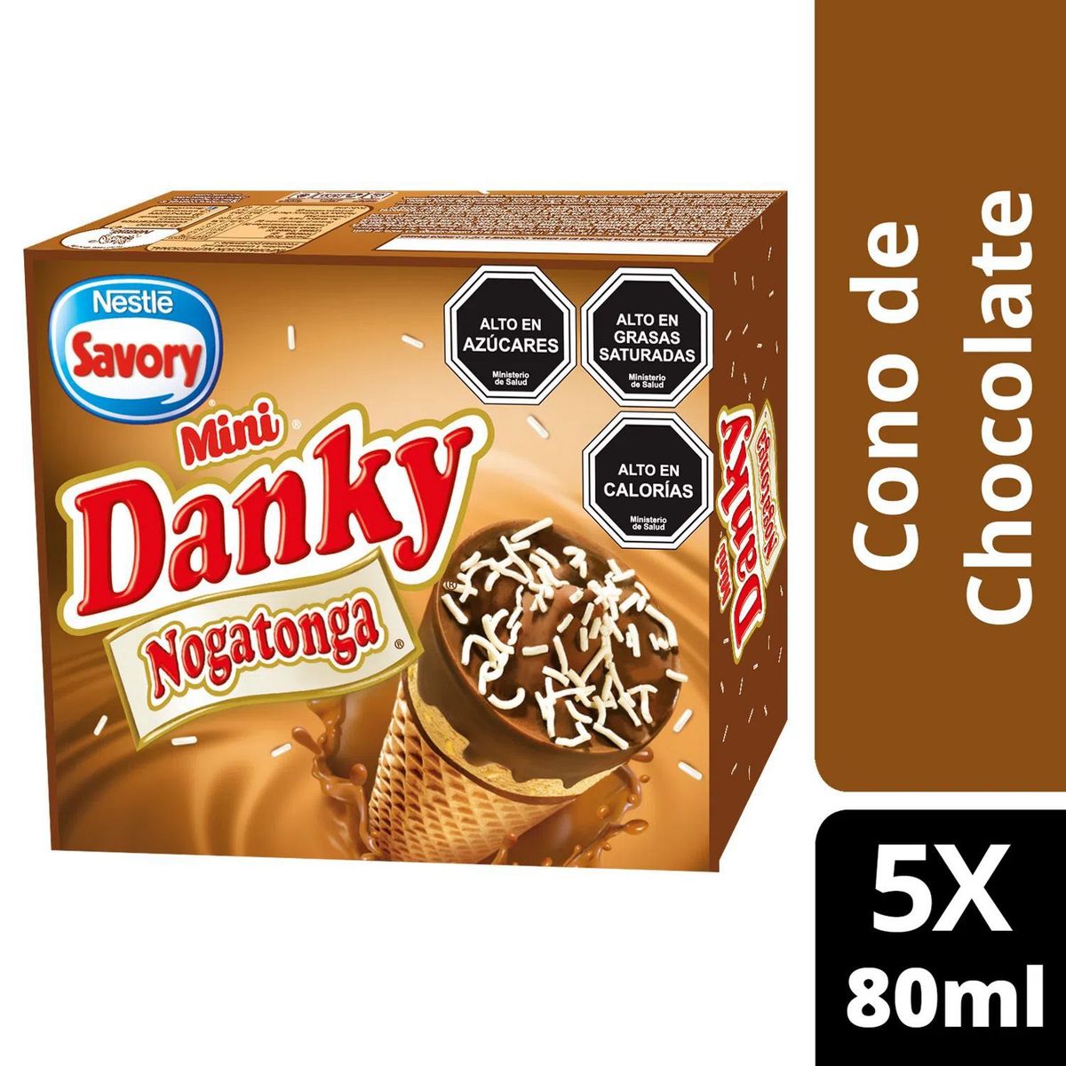 DANKY - DANKY NOGATONGA MINI CONO SAVORY 5 UN.