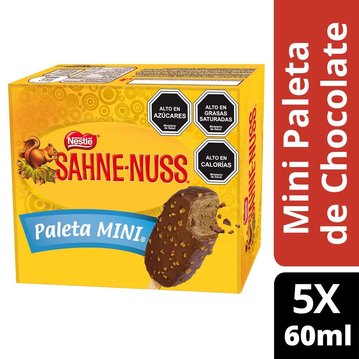 SAHNE NUSS - SAHNE NUSS PALETA MINI SAVORY 5 UN.