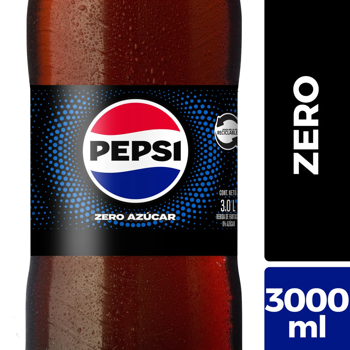 PEPSI - Bebida Pepsi Zero 3 L